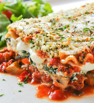 Whole Wheat Vegetable Lasagna Whole Wheat Vegetable Lasagna