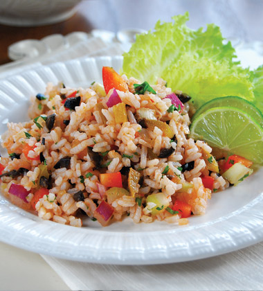 Mexican Rice Salad with Olives Mexican Rice Salad with Olives