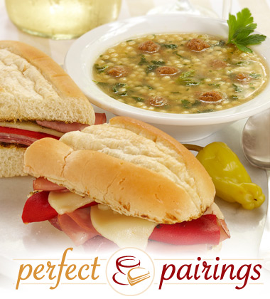 Perfect Pairings: Italian Wedding Soup with a Salami Sandwich Perfect Pairings: Italian Wedding Soup with a Salami Sandwich