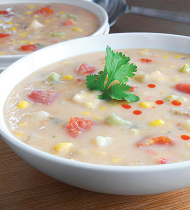 Tex Mex Chicken and Corn Chowder Tex Mex Chicken and Corn Chowder