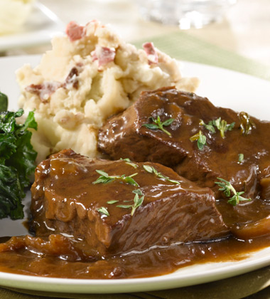 Bouts de côtes de bœuf braisés Bouts de côtes de bœuf braisés