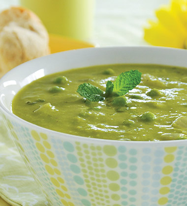 Minted Green Pea Soup Minted Green Pea Soup
