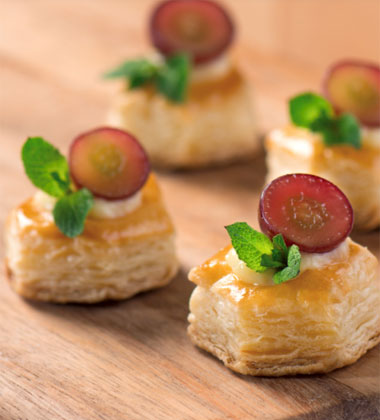 Caramelized Grape Custard Tarts Caramelized Grape Custard Tarts