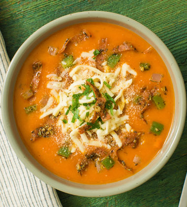 Cheesy Pepperoni Soup Cheesy Pepperoni Soup