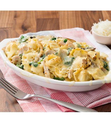 Chicken and Spinach Baked Tortellini Chicken and Spinach Baked Tortellini