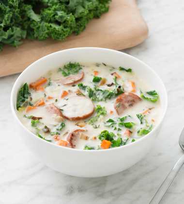 Creamy Kale and Chorizo Soup Creamy Kale and Chorizo Soup
