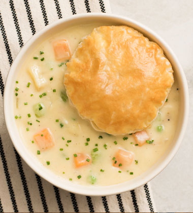 Soupe de pâté au poulet crémeuse Soupe de pâté au poulet crémeuse