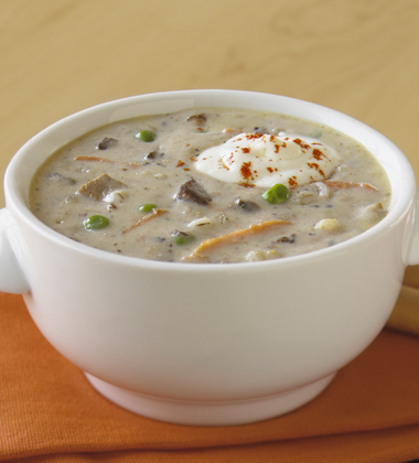 Creamy Mushroom, Barley & Beef Soup Creamy Mushroom, Barley & Beef Soup