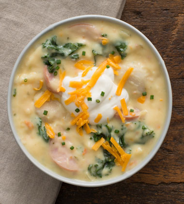 Perogy Kale Sausage Soup Perogy Kale Sausage Soup