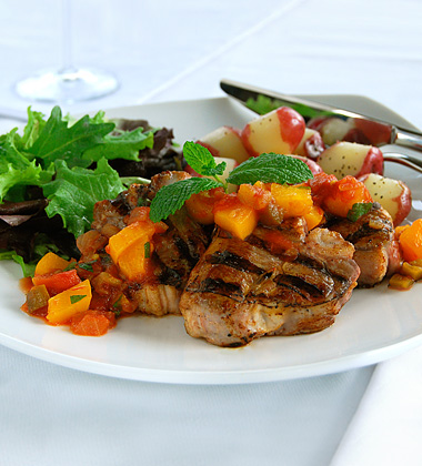 Peach Mint Salsa Peach Mint Salsa