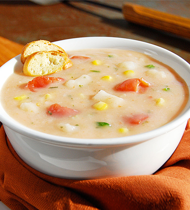 Spicy Corn and Clam Chowder Spicy Corn and Clam Chowder