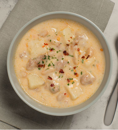 Smoky Sausage and White Bean Soup Smoky Sausage and White Bean Soup