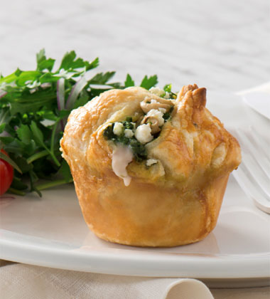 Spinach and Mushroom Puffs Spinach and Mushroom Puffs