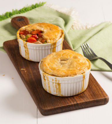 Individual Chicken Pot Pie Individual Chicken Pot Pie