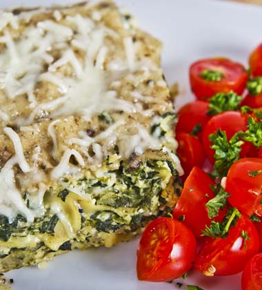 Creamy Spinach Lasagna - Campbells Food Service Canada