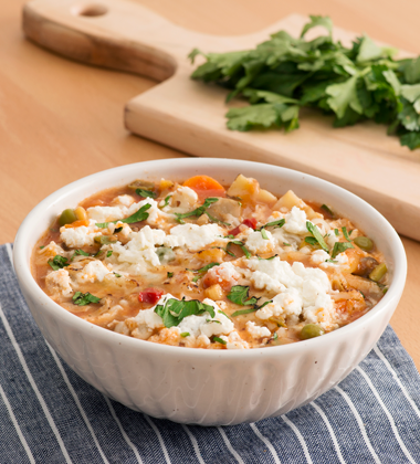 Three-Cheese Vegetarian Lasagne Soup Three-Cheese Vegetarian Lasagne Soup