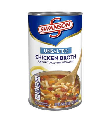 Swanson® Unsalted Chicken Broth
Swanson® Unsalted Chicken Broth