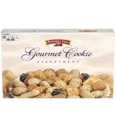 PEPPERIDGE FARM® GOURMET COOKIE ASSORTMENT
PEPPERIDGE FARM® GOURMET COOKIE ASSORTMENT