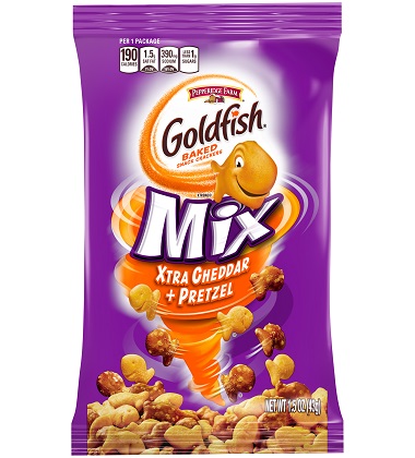 PEPPERIDGE FARM GOLDFISH MIX-UPS 1.5oz
PEPPERIDGE FARM GOLDFISH MIX-UPS 1.5oz