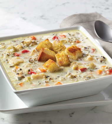 CAMPBELL'S® RESERVE CREAMY CHICKEN SOUP WITH WHITE & WILD RICE
CAMPBELL'S® RESERVE CREAMY CHICKEN SOUP WITH WHITE & WILD RICE