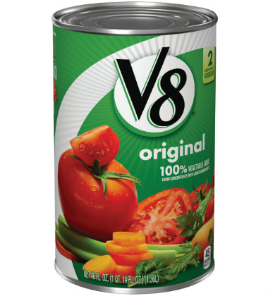 V8® VEGETABLE JUICE
V8® VEGETABLE JUICE