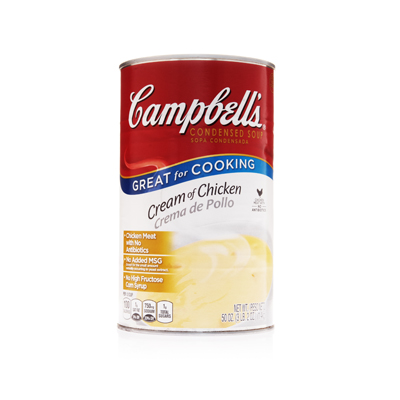 CAMPBELL'S® CLASSIC CREAM OF CHICKEN SOUP
CAMPBELL'S® CLASSIC CREAM OF CHICKEN SOUP