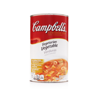 CAMPBELL'S® CLASSIC VEGETARIAN VEGETABLE ALPHABET
CAMPBELL'S® CLASSIC VEGETARIAN VEGETABLE ALPHABET