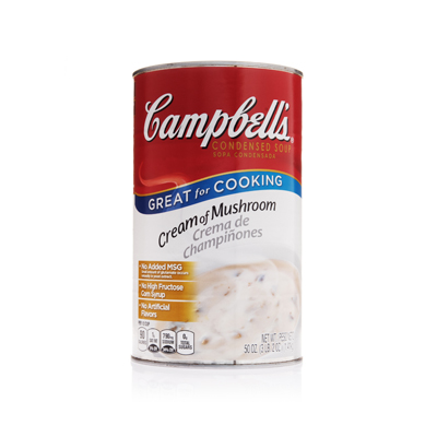 CAMPBELL'S® CLASSIC CREAM OF MUSHROOM
CAMPBELL'S® CLASSIC CREAM OF MUSHROOM