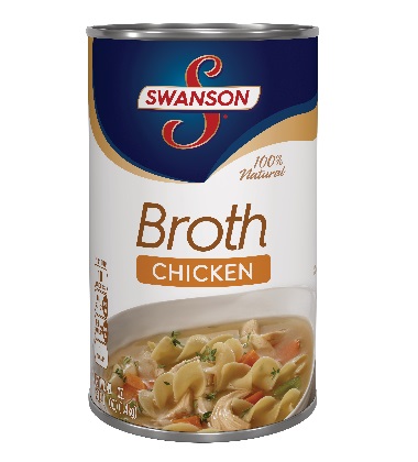 SWANSON 100% NATURAL CHICKEN BROTH
SWANSON 100% NATURAL CHICKEN BROTH