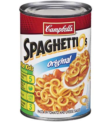 CAMPBELL SPAGHETTIO'S - 15 OZ
CAMPBELL SPAGHETTIO'S - 15 OZ