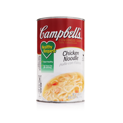 CAMPBELL'S® CLASSIC HEALTHY REQUEST® CHICKEN NOODLE
CAMPBELL'S® CLASSIC HEALTHY REQUEST® CHICKEN NOODLE