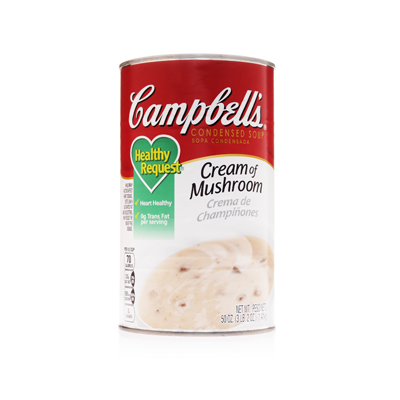 CAMPBELL'S® CLASSIC HEALTHY REQUEST® CREAM OF MUSHROOM
CAMPBELL'S® CLASSIC HEALTHY REQUEST® CREAM OF MUSHROOM