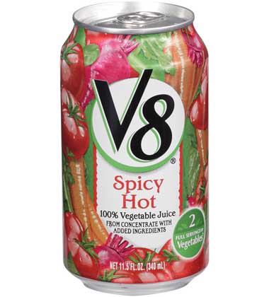 SPICY HOT V8® VEGETABLE JUICE
SPICY HOT V8® VEGETABLE JUICE