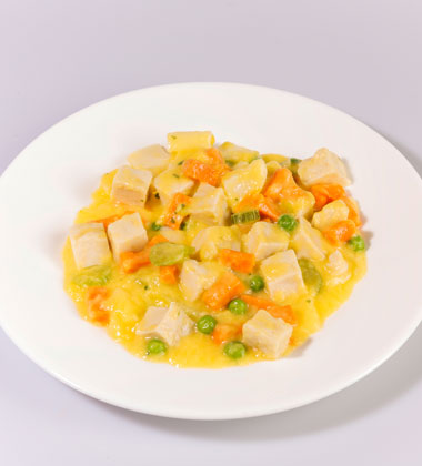 GOLDEN CHICKEN FRICASSEE
GOLDEN CHICKEN FRICASSEE