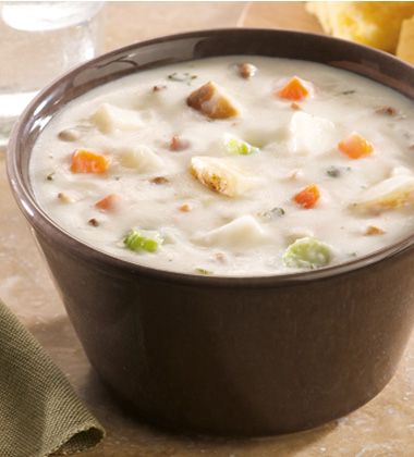 CAMPBELL'S® SIGNATURE CREAM OF POTATO WITH BACON SOUP
CAMPBELL'S® SIGNATURE CREAM OF POTATO WITH BACON SOUP