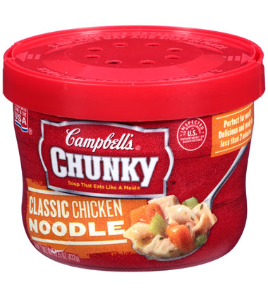 CAMPBELL'S® CHUNKY™ CLASSIC CHICKEN NOODLE SOUP
CAMPBELL'S® CHUNKY™ CLASSIC CHICKEN NOODLE SOUP