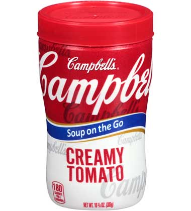 CAMPBELL'S® SOUP AT HAND™ CREAMY TOMATO SOUP
CAMPBELL'S® SOUP AT HAND™ CREAMY TOMATO SOUP