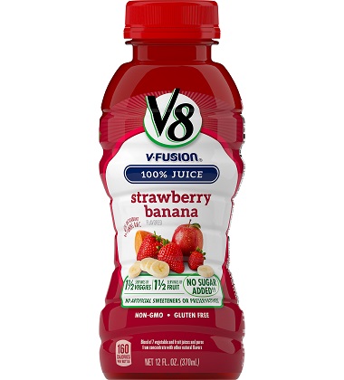 V8 V-FUSION® STRAWBERRY BANANA
V8 V-FUSION® STRAWBERRY BANANA
