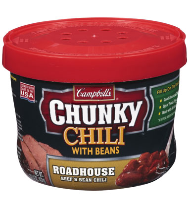 CAMPBELL'S® CHUNKY™ ROADHOUSE BEEF & BEAN CHILI
CAMPBELL'S® CHUNKY™ ROADHOUSE BEEF & BEAN CHILI