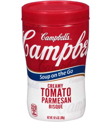CAMPBELL'S® SOUP AT HAND™ CREAMY TOMATO PARMESAN BISQUE
CAMPBELL'S® SOUP AT HAND™ CREAMY TOMATO PARMESAN BISQUE