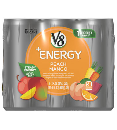 V-FUSION PEACH MANGO PLUS ENERGY
V-FUSION PEACH MANGO PLUS ENERGY