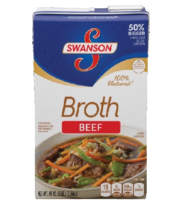 SWANSON® BEEF BROTH
SWANSON® BEEF BROTH