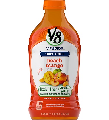 V8 V-FUSION® PEACH MANGO
V8 V-FUSION® PEACH MANGO
