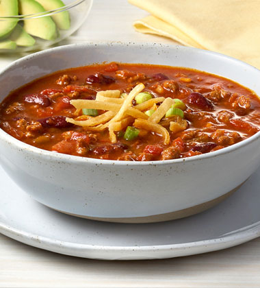 CAMPBELL'S® SIGNATURE HEARTY BEEF CHILI WITH BEANS
CAMPBELL'S® SIGNATURE HEARTY BEEF CHILI WITH BEANS