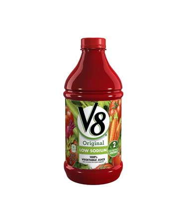 V8® VEGETABLE JUICE LOW SODIUM
V8® VEGETABLE JUICE LOW SODIUM