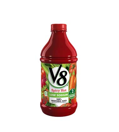 V8® SPICY HOT LOW SODIUM VEGETABLE JUICE
V8® SPICY HOT LOW SODIUM VEGETABLE JUICE