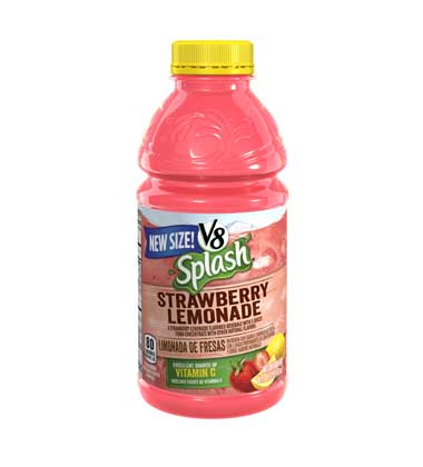 V8 SPLASH® STRAWBERRY LEMONADE
V8 SPLASH® STRAWBERRY LEMONADE