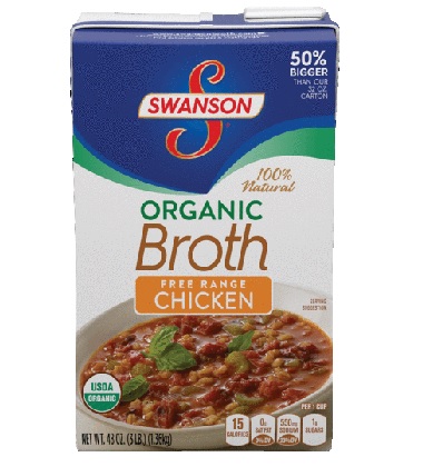 SWANSON® ORGANIC CHICKEN BROTH
SWANSON® ORGANIC CHICKEN BROTH