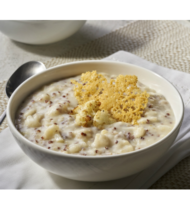 CAMPBELL'S® RESERVE CREAMY CAULIFLOWER, QUINOA & FONTINA
CAMPBELL'S® RESERVE CREAMY CAULIFLOWER, QUINOA & FONTINA