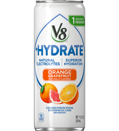 V8 +Hydrate Orange Grapefruit
V8 +Hydrate Orange Grapefruit